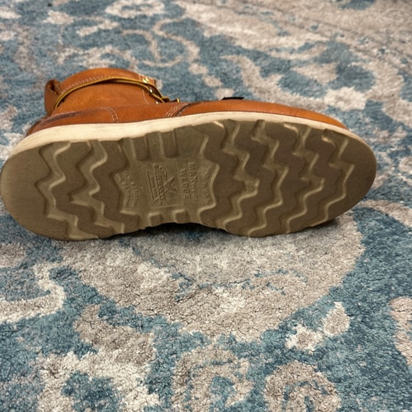 Thorogood Men's Tan Leather Work Boots 9.5D - Picture 10 of 10